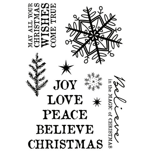 Kaisercraft - Wonderland Collection - Christmas - Clear Acrylic Stamps