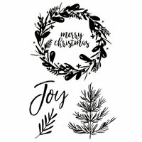 Kaisercraft - Peace and Joy Collection - Christmas - Clear Acrylic Stamps