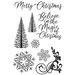 Kaisercraft - Christmas - Let It Snow Collection - Clear Acrylic Stamp