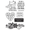 Kaisercraft - Crafternoon Collection - Clear Acrylic Stamps
