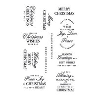 Kaisercraft - Clear Acrylic Stamp - Christmas Greetings