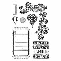 Kaisercraft - Up, Up and Away Collection - Clear Acrylic Stamps