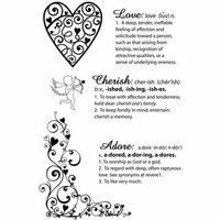 Kaisercraft - Love Notes Collection - Valentine - Clear Acrylic Stamps