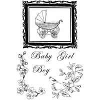 Kaisercraft - Lullaby Collection - Clear Acrylic Stamps