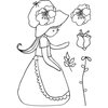 Kaisercraft - Lil' Primrose Collection - Clear Acrylic Stamp - Garden Party