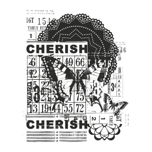 Kaisercraft - Vintage - Clear Acrylic Stamp - Cherish