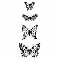 Kaisercraft - Texture - Clear Acrylic Stamp - Butterflies