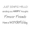 Kaisercraft - Clear Acrylic Stamps - Mini - Friends