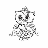 Kaisercraft - Clear Acrylic Stamps - Mini - Owl