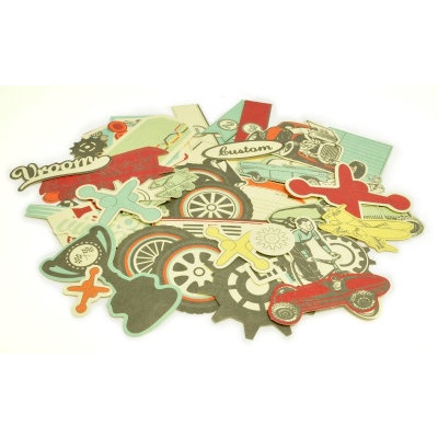 Kaisercraft - On the Move Collection - Collectables - Die Cut Cardstock Pieces