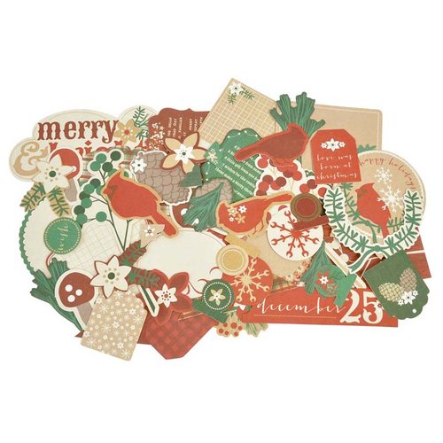 Kaisercraft - Holly Bright Collection - Christmas - Collectables - Die Cut Cardstock Pieces