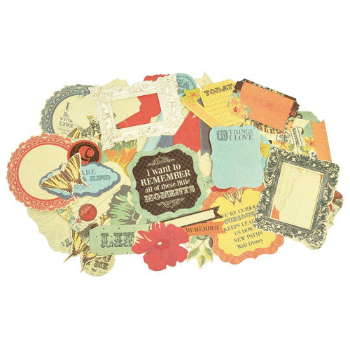 Kaisercraft - The Looking Glass Collection - Collectables - Die Cut Cardstock Pieces