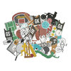 Kaisercraft - Game On Collection - Collectables - Die Cut Cardstock Pieces - Equipment
