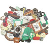 Kaisercraft - Antique Bazaar Collection - Collectables - Die Cut Cardstock Pieces