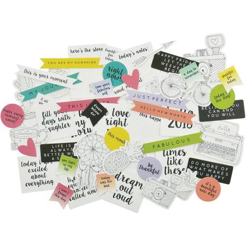 Kaisercraft - My Year, My Story Collection - Collectables - Die Cut Cardstock Pieces