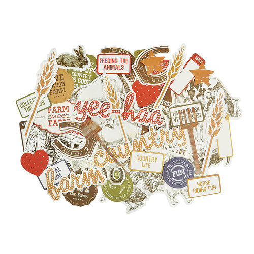 Kaisercraft - Old Mac Collection - Collectables - Die Cut Cardstock Pieces