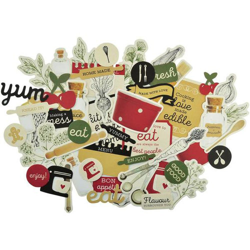 Kaisercraft - Bon Appetit Collection - Collectables - Die Cut Cardstock Pieces