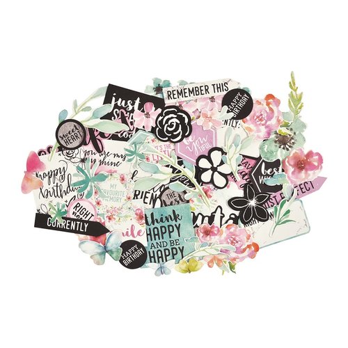 Kaisercraft - Wildflower Collection - Collectables - Die Cut Cardstock Pieces