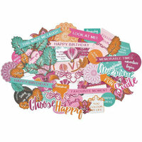 Kaisercraft - Bombay Sunset Collection - Collectables - Die Cut Cardstock Pieces