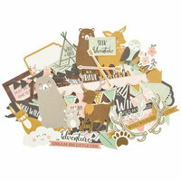 Kaisercraft - Hide and Seek Collection - Collectables - Die Cut Cardstock Pieces