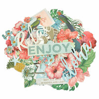 Kaisercraft - Paradise Found Collection - Collectables - Die Cut Cardstock Pieces