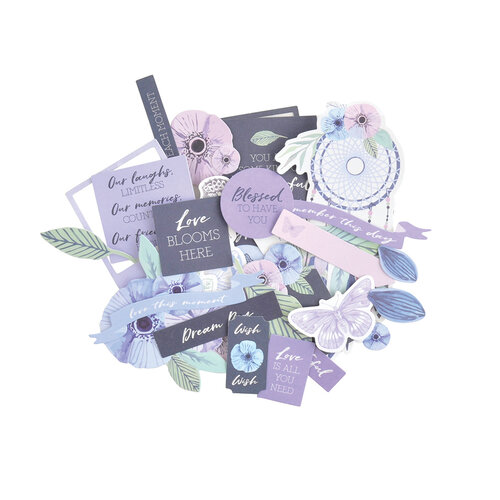 Kaisercraft - Lilac Mist Collection - Collectables - Die-Cut Cardstock Pieces