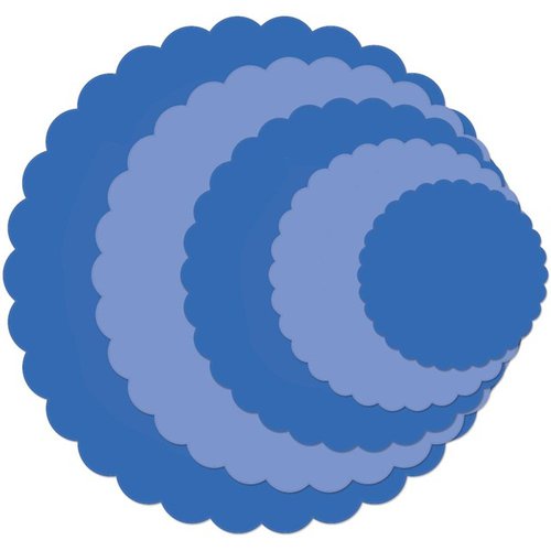 Kaisercraft - Decorative Dies - Nesting Scallop Circles