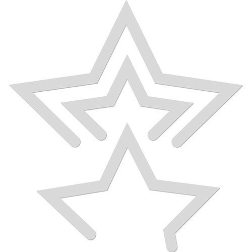 Kaisercraft - Decorative Dies - Triple Star Card
