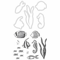 Kaisercraft - Decorative Dies and Clear Acrylic Stamps - Underwater