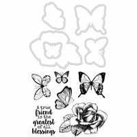 Kaisercraft - Decorative Dies and Clear Acrylic Stamps - Flutter