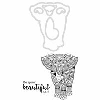 Kaisercraft - Decorative Dies and Clear Acrylic Stamps - Elephant