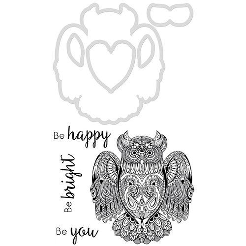 Kaisercraft - Decorative Dies and Clear Acrylic Stamps - Owl