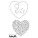 Kaisercraft - Decorative Dies and Clear Acrylic Stamps - Heart