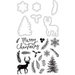 Kaisercraft - Christmas - Decorative Dies and Clear Acrylic Stamps - Merry Christmas