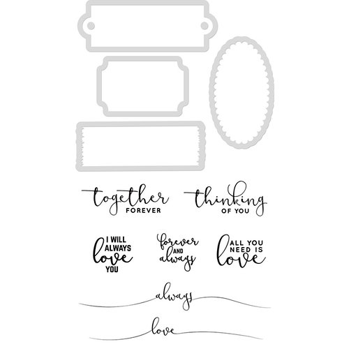 Kaisercraft - Decorative Dies and Clear Acrylic Stamps - Love Quotes