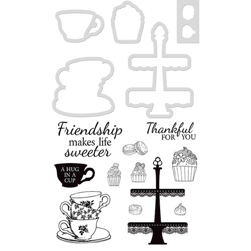 Kaisercraft - Decorative Dies and Clear Acrylic Stamps - Sweeter Friendship
