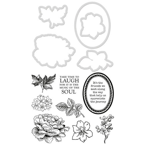 Kaisercraft - Decorative Die and Clear Acrylic Stamps - Floral