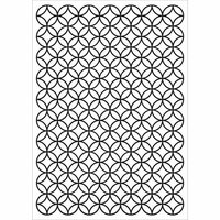 Kaisercraft - 4 x 6 Embossing Folder - Stained Glass