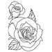 Kaisercraft - 4 x 6 Embossing Folder - Sketched Rose