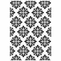 Kaisercraft - 4 x 6 Embossing Folder - Diamond Damask