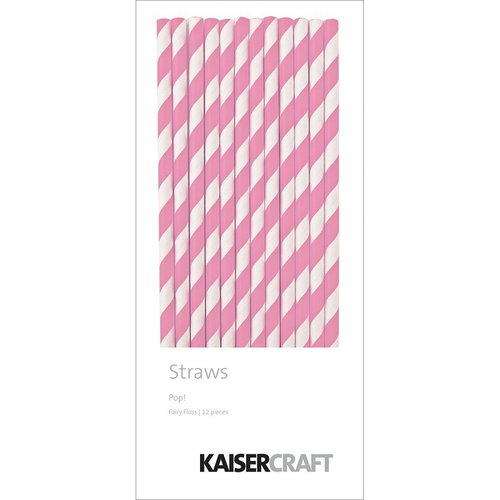 Kaisercraft - Pop Collection - Straws - Fairy Floss