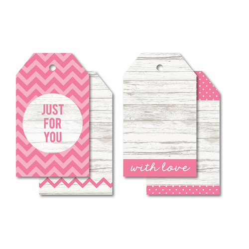 Kaisercraft - Tags - Just for You - Pink