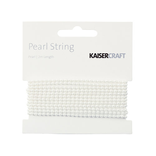 Kaisercraft - Pearl String - Pearl - 6.5 Feet
