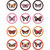 Kaisercraft - Tigerlilly Collection - Stickers - Envelope Seals with Foil Accents