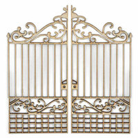 Kaisercraft - Flourishes - Die Cut Wood Pieces - Iron Gate