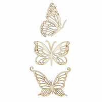 Kaisercraft - Flourishes - Die Cut Wood Pieces - Magical Butterflies