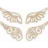 Kaisercraft - Flourishes - Die Cut Wood Pieces - Wings
