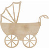 Kaisercraft - Flourishes - Die Cut Wood Pieces - Pram