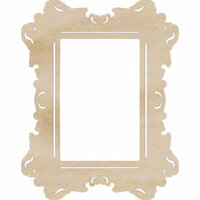 Kaisercraft - Flourishes - Die Cut Wood Pieces - Rectangle Ornate Frame