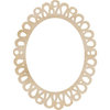 Kaisercraft - Flourishes - Die Cut Wood Pieces - Oval Lace Frame